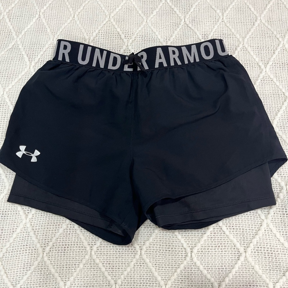 Under Armour Women's Black Athletic Shorts